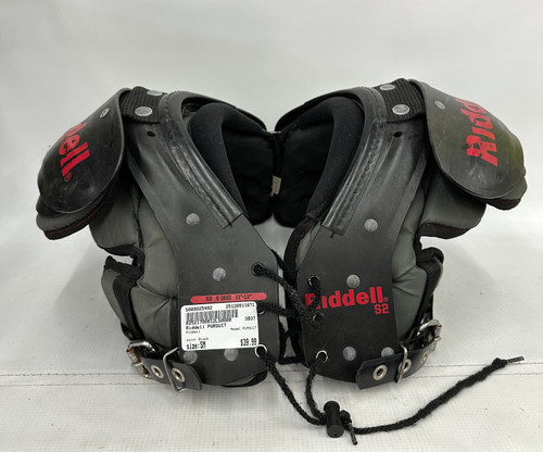 Vist Large View of Product Image Which is Used Riddell PURSUIT FB Shoulder Pads Black SM