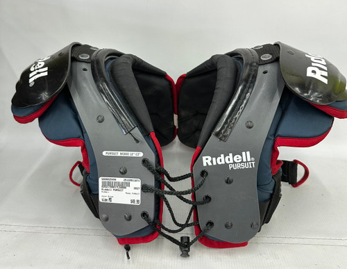 Vist Large View of Product Image Which is Used Riddell PURSUIT FB Shoulder Pads Black MD