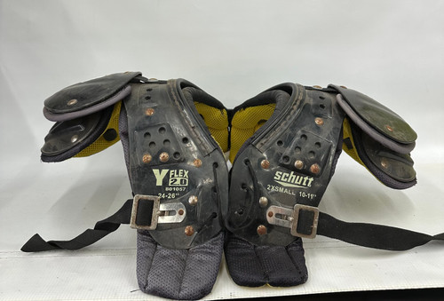 Vist Large View of Product Image Which is Used Schutt Y FLEX 2.0 FB Shoulder Pads Black XXS
