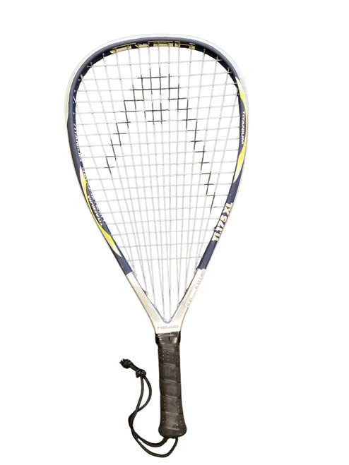 Vist Large View of Product Image Which is Used Head TI.175 XL Adult Racquetball Racquet Black 3 3/8"