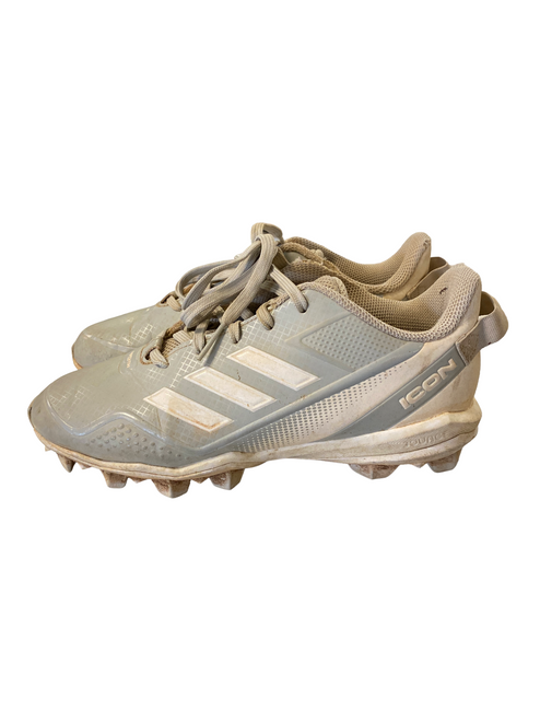 Vist Large View of Product Image Which is Used Adidas BB/SB Cleats Grey Junior 04.5