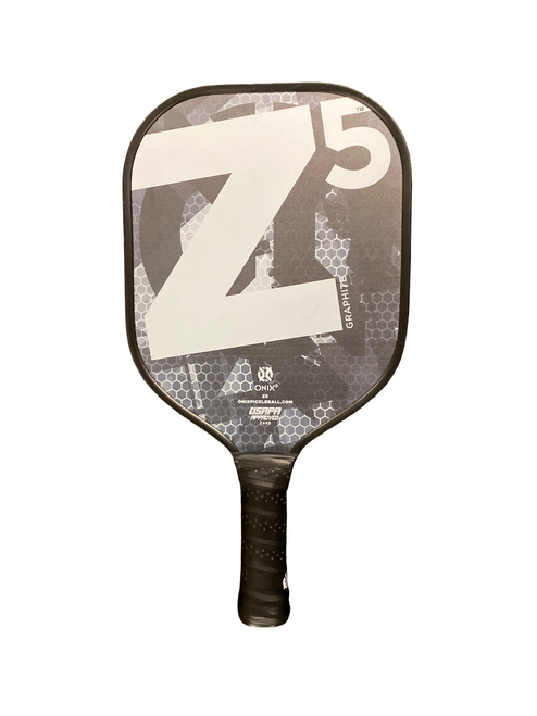 Vist Large View of Product Image Which is Used ONIX Z5 Pickleball Racquet Black