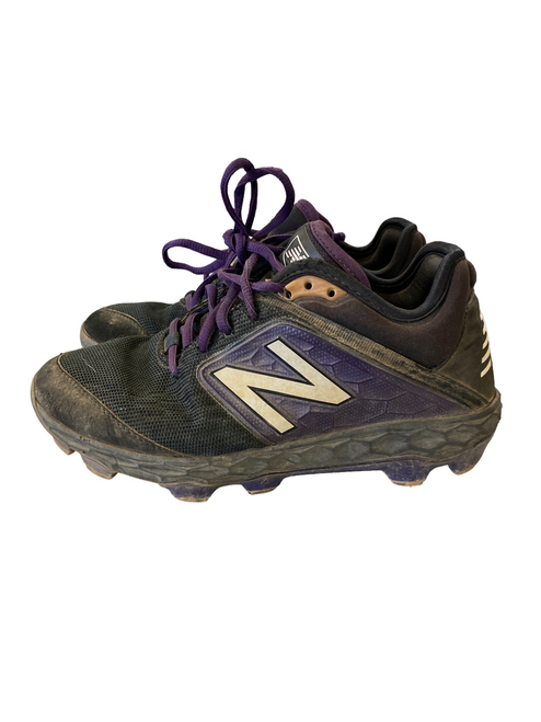 Vist Large View of Product Image Which is Used New Balance BB/SB Cleats Black Junior 05