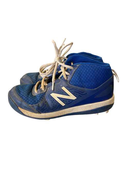 Vist Large View of Product Image Which is Used New Balance BB/SB Cleats Royal Blue Junior 04.5