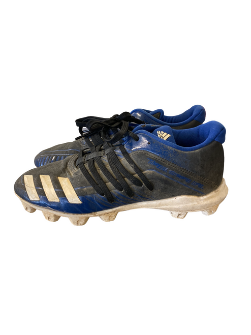 Vist Large View of Product Image Which is Used Adidas BB/SB Cleats Royal Blue Junior 04