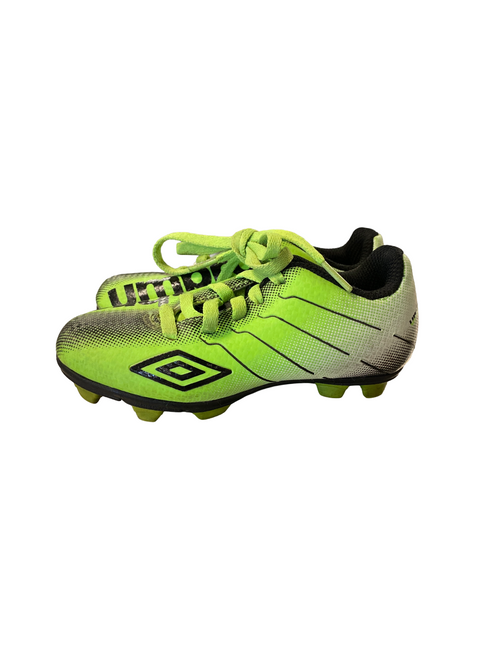 Vist Large View of Product Image Which is Used Umbro Soccer Cleats Green Youth 09.0