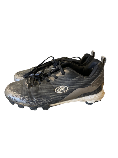 Vist Large View of Product Image Which is Used Rawlings BB/SB Cleats Black Junior 04