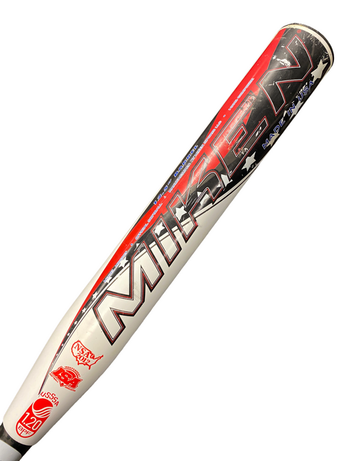 Vist Large View of Product Image Which is Used Miken RESPECT BB/SB Slowpitch Bat 34"