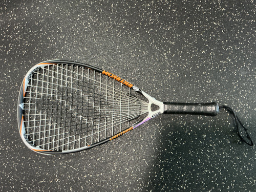Vist Large View of Product Image Which is Used Ektelon LIGHTNING Adult Racquetball Racquet Orange 3 3/8"