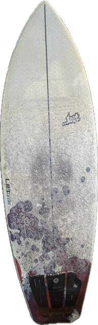 Vist Large View of Product Image Which is Used 4 FIN Surfboard White 5Ft 11In