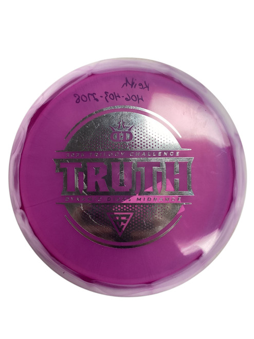 Vist Large View of Product Image Which is Used Dynamic Discs TRUTH Disc Golf Mid Range Purple