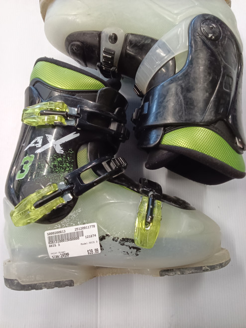 Vist Large View of Product Image Which is Used AXIS 3 Mens DH Ski Boot Green 245 MP - M06.5 - W07.5