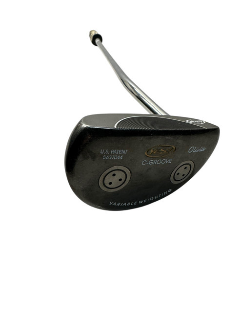 Vist Large View of Product Image Which is Used Yes C GROOVE OLIVIA Mens Putter RH Grey 33"