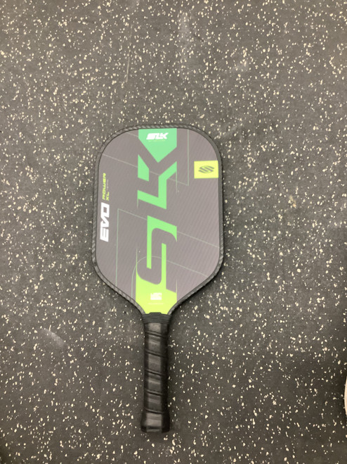 Vist Large View of Product Image Which is Used Selkirk EVO POWER XL 13MM Pickleball Racquet Black