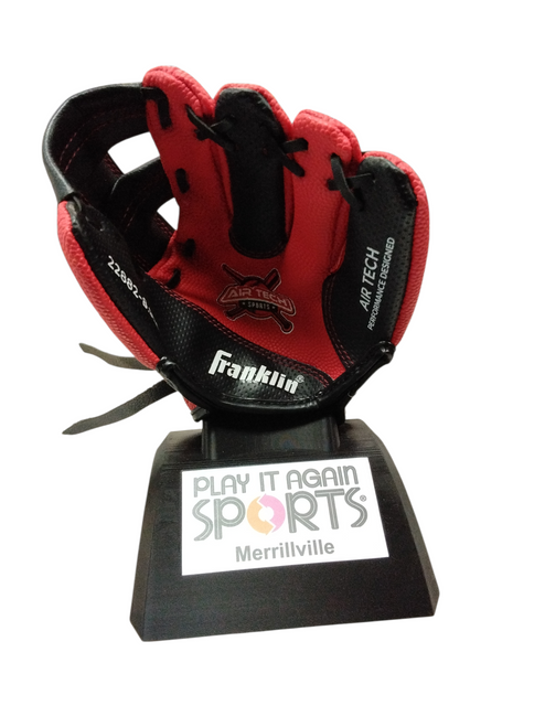 Vist Large View of Product Image Which is Used Franklin AIR TECH 22882-8.5 BB/SB Glove T-ball Red 8"