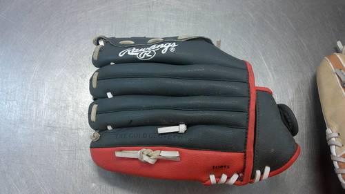 Vist Large View of Product Image Which is Used Rawlings PLAYER SERIES BB/SB Glove RH Throw Navy Blue 11 1/2"