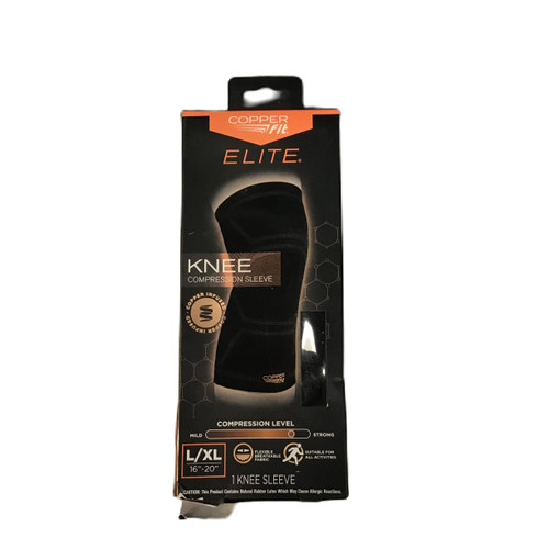 Vist Large View of Product Image Which is Used Copper Fit Elite Knee Sleeve L/XL