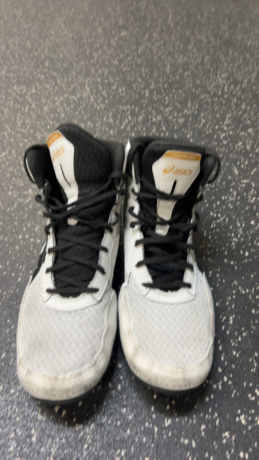 Vist Large View of Product Image Which is Used Asics Wrestling Shoes Grey Senior 10