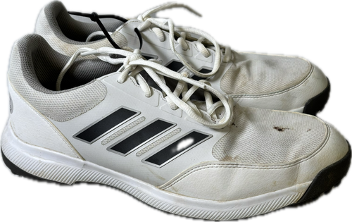 Vist Large View of Product Image Which is Used Adidas Mens Golf Shoes White Senior 9.5