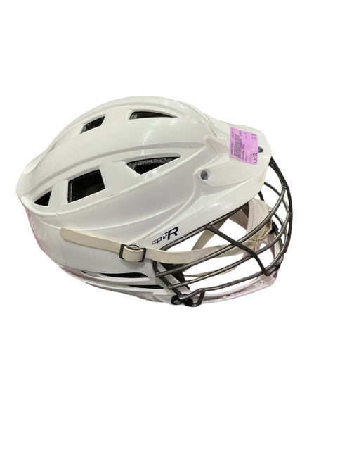 Vist Large View of Product Image Which is Used Cascade CPVR Lacrosse Helmet White One Size