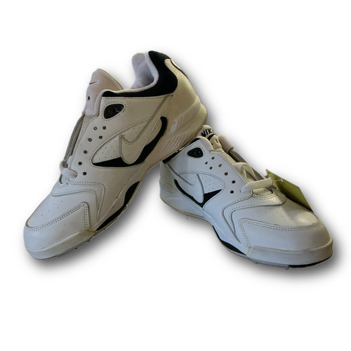 Vist Large View of Product Image Which is Used Nike Mens Golf Shoes White Senior 7