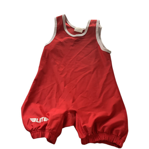 Vist Large View of Product Image Which is Used ELITE SPORTS SINGLET Wrestling Singlet Red LG