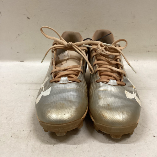 Vist Large View of Product Image Which is Used Under Armour 8 BB/SB Cleats Grey Senior 8