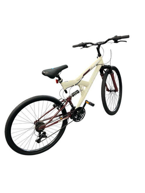 Vist Large View of Product Image Which is Used Ozone SHOCK WHITE 500 Mountain Bike Mens White 43-47cm - 17-18" - MD Frame