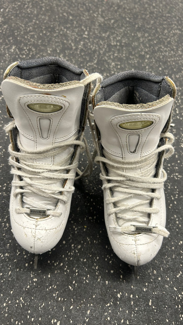 Vist Large View of Product Image Which is Used Riedell STRIDE 23 Girls Figure Skate White Junior 01