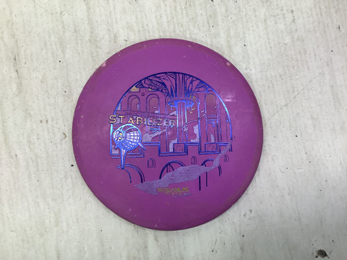 Vist Large View of Product Image Which is Used Streamline ELECTRON STABALIZER Disc Golf Putter Purple 173g