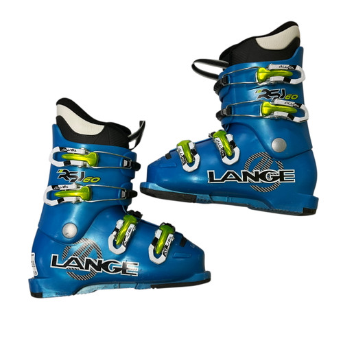 Vist Large View of Product Image Which is Used Lange RSJ 50 Boys DH Ski Boot Royal Blue 215 MP - J03
