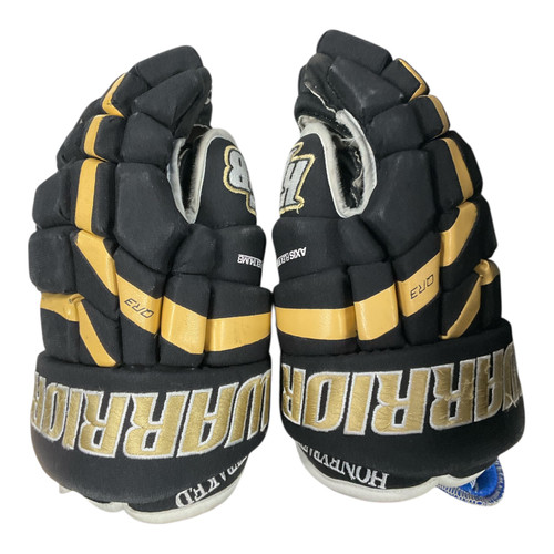Vist Large View of Product Image Which is Used Warrior QR3 HONEY BAKED Senior Gloves Black 13"