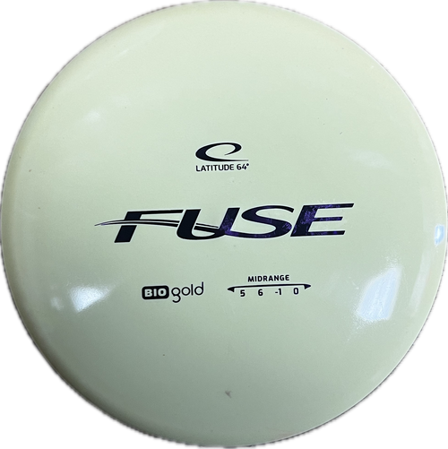 Vist Large View of Product Image Which is Used Latitude 64 FUSE Disc Golf Mid Range Yellow