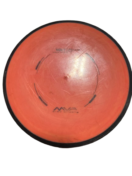 Vist Large View of Product Image Which is Used MVP NEUTRON VOLT FAIRWAY DRIVER Disc Golf Mid Range Orange