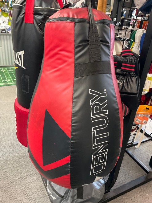 Vist Large View of Product Image Which is Used Century 80 LB TEARDROP HEAVY BAG Boxing Heavy Bag Red 80 lb