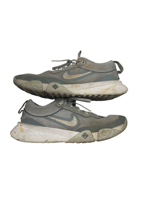 Vist Large View of Product Image Which is Used Nike VARSITY TURFS BB/SB Cleats Grey Senior 7.5