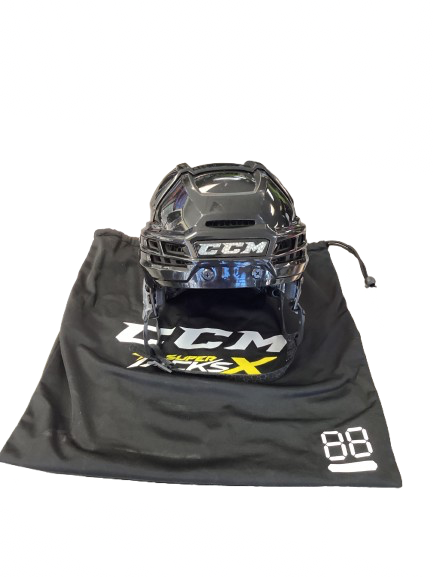 Vist Large View of Product Image Which is Used CCM SUPER TACKS X Hockey Helmet Only Black MD