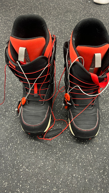 Vist Large View of Product Image Which is Used Burton MOTO Mens Snowboard Boots Black Senior 11