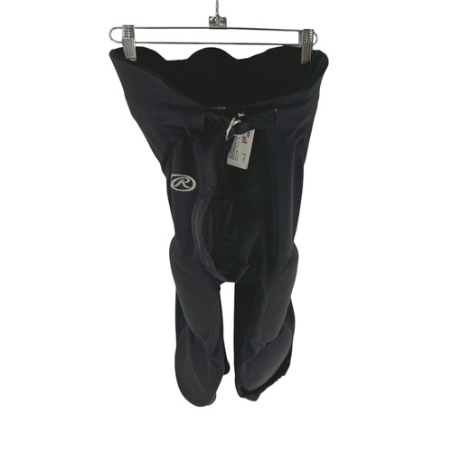 Vist Large View of Product Image Which is Used Rawlings Integrated Football Pants Black Youth 2X