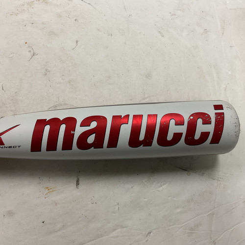 Vist Large View of Product Image Which is Used Marucci Cat X Connect MSBCCX8 USSSA 2 3/4 Baseball Bat White And Red 29"
