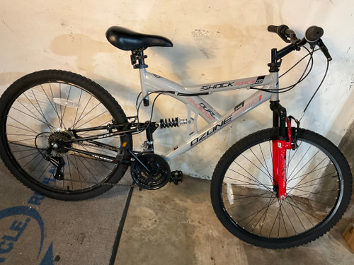 Vist Large View of Product Image Which is Used Ozone SHOCKFORCE 26 FULL SUSP Mountain Bike Mens None 43-47cm - 17-18" - MD Frame