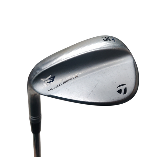 Vist Large View of Product Image Which is Used Taylormade MILLED GRIND 3 Golf Wedge Mens Left Hand 56 Degree