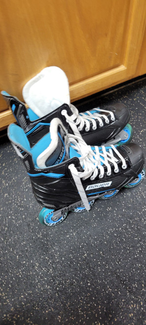 Vist Large View of Product Image Which is Used Bauer RX SIZE 9R Senior Aggressive Skates Black Senior 9