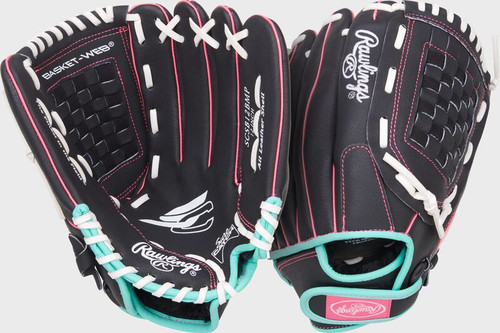 Vist Large View of Product Image Which is New Rawlings Sure Catch Fastpitch 12" RH Throw