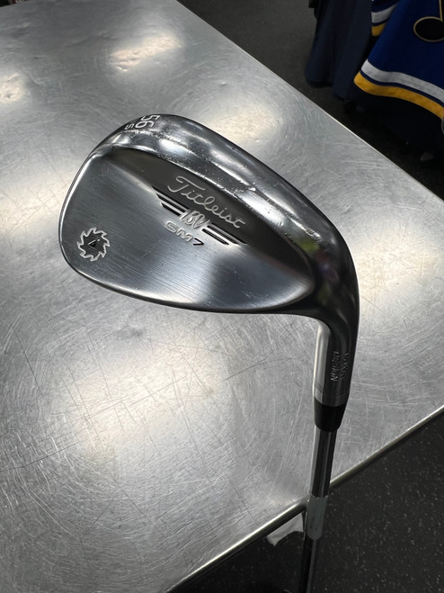 Vist Large View of Product Image Which is Used Titleist VOKEY SM7 Golf Wedge Mens RH 56 Degree