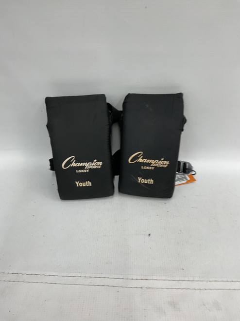 Vist Large View of Product Image Which is Used Champion Sports BB/SB Catchers Knee Savers Black