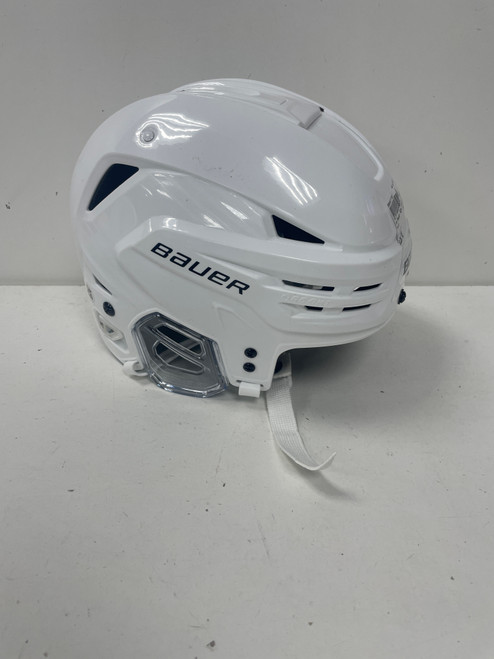 Vist Large View of Product Image Which is Used Bauer REAKT 85 Hockey Helmet Only White MD