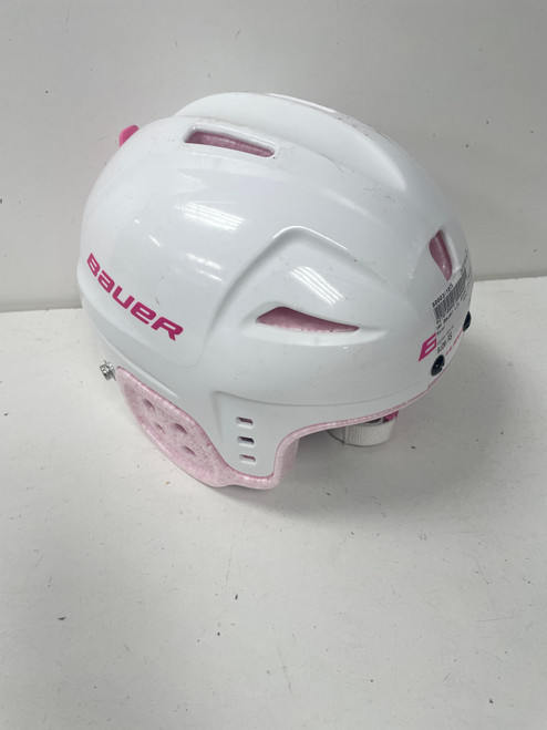 Vist Large View of Product Image Which is Used Bauer LIL SPORT Hockey Helmet Only White XS