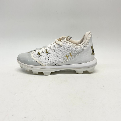 Vist Large View of Product Image Which is Used Under Armour BRYCE HARPER SHOW BB/SB Cleats White Junior 03.5