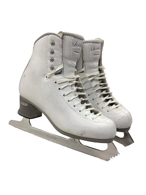 Vist Large View of Product Image Which is Used Jackson DEBUT SR 5.5 WomensFigure Skate White Senior 5.5